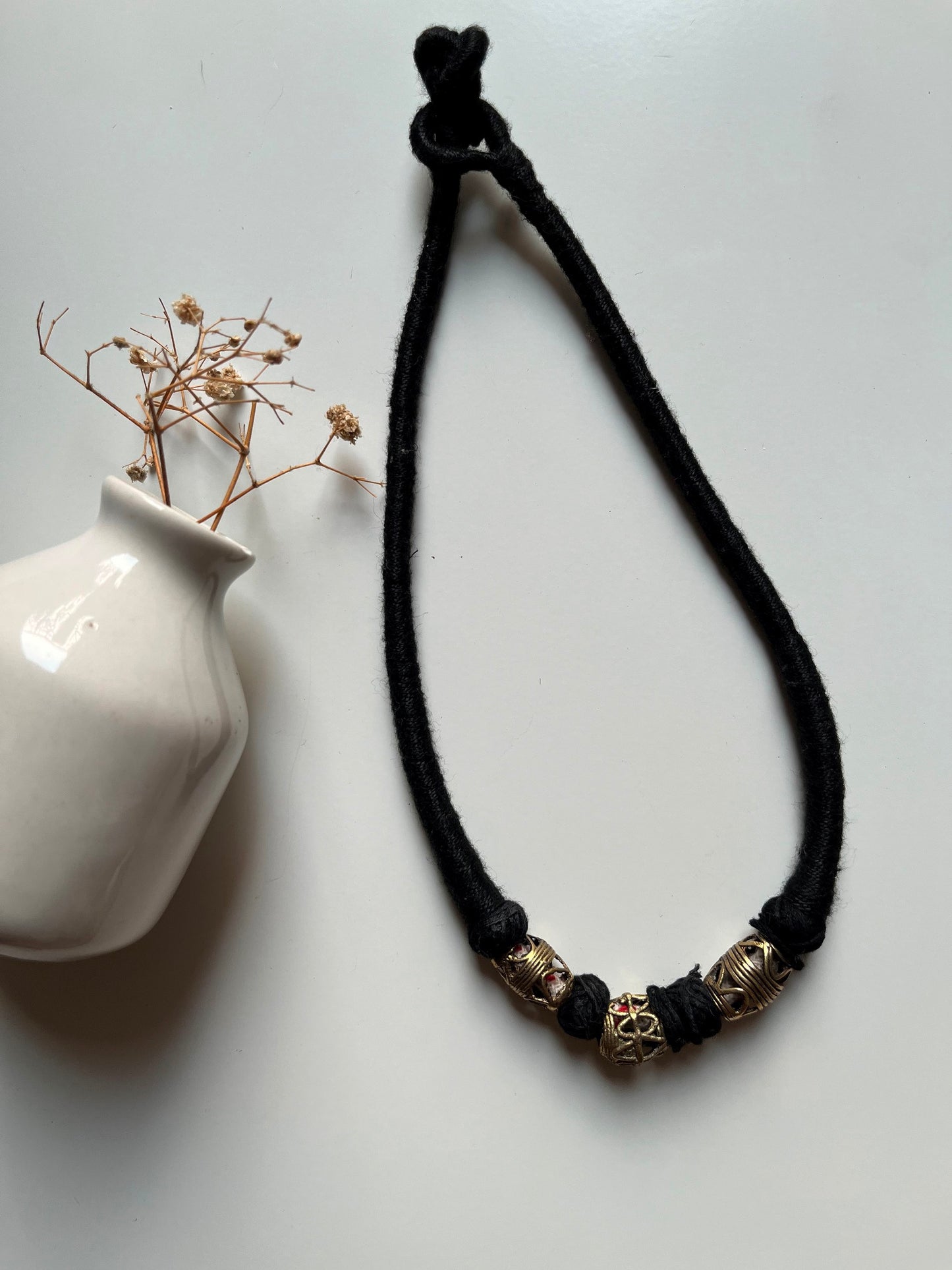 Vamika Dhokra Necklace by Naitri - Necklace