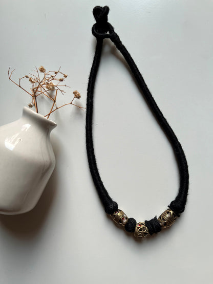Vamika Dhokra Necklace by Naitri - Necklace