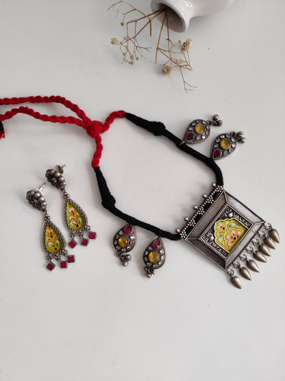 Saanjali Necklace Set by Naitri - Necklace