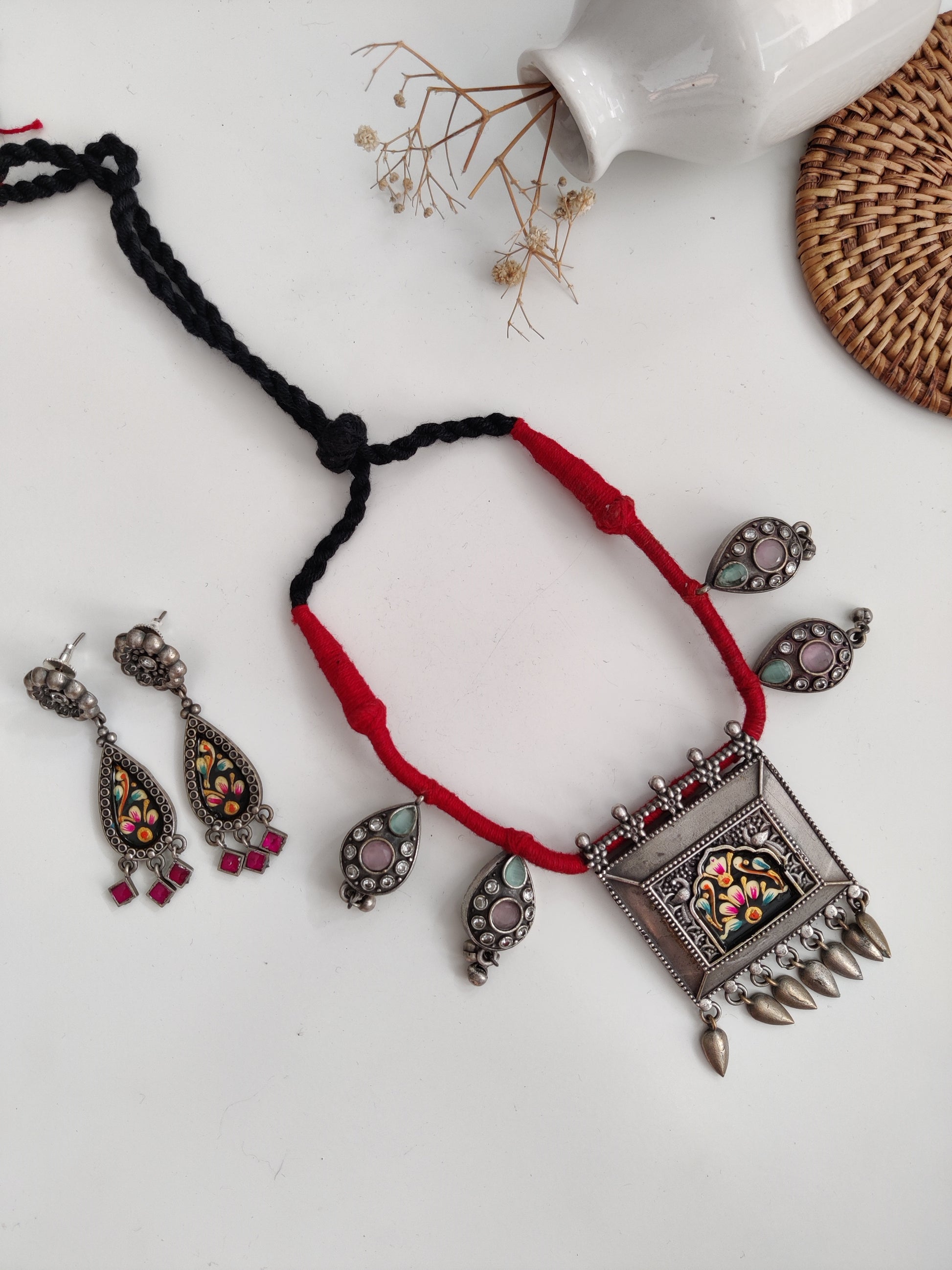 Yamini Necklace Set by Naitri - Necklace