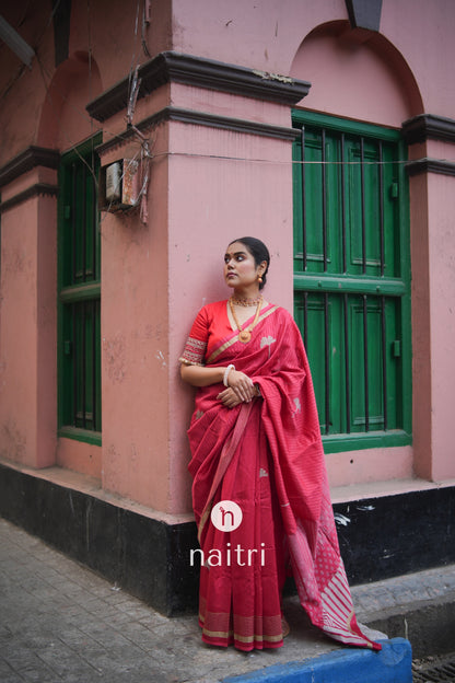 Samriddhi Hand Block Print Saree by Naitri - Saree
