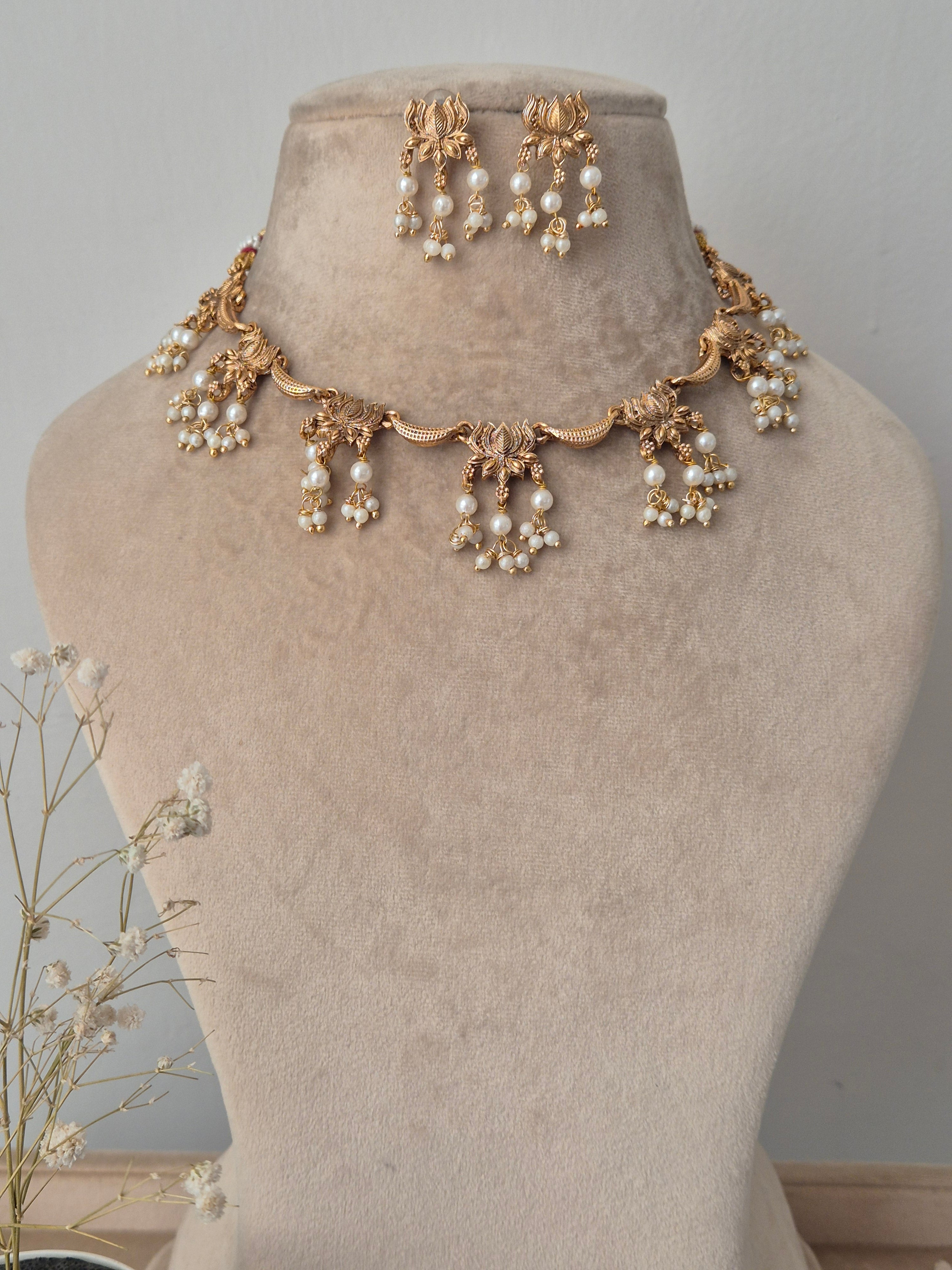 Vijaylaxmi Necklace Set | Exquisite Imitation Jewellery | NAITRI
