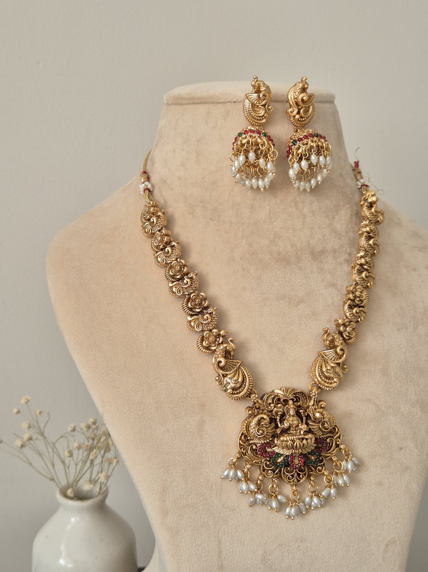Kunjala Temple Necklace Set